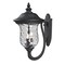 Z-Lite Armstrong Outdoor Wall Light, Black & Clear Waterglass 533B-BK - alternate 1